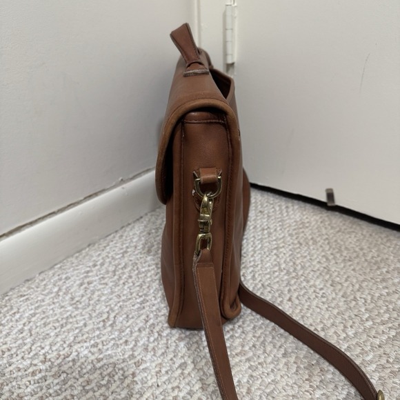 Vintage Coach Lexington Briefcase British Tan Brown Leather Made in USA - Picture 6 of 8